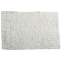 MSV Badkamerkleedje/badmat voor de vloer - ivoor wit - 45 x 70 cm   -
