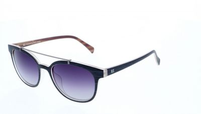 H.I.S zonnebril 78103 dames rechthoekig cat. 3 zwart/paars H.I.S zonnebril 78103 dames rechthoekig cat. 3 zwart/paars