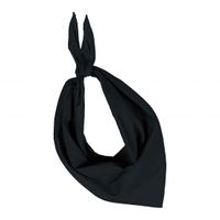 Zwarte hals zakdoeken bandana style   -
