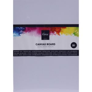 Canvas schilderskarton 30 x 21 cm   -