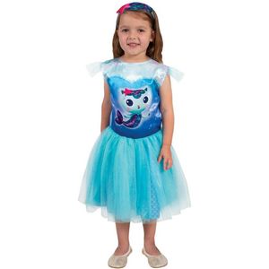 Gabby's Dollhouse Kostuum Mercat Jurkje 3-5 Jaar Blauw