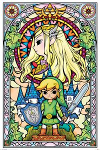 The Legend Of Zelda Glas In Lood Poster 61x91.5cm