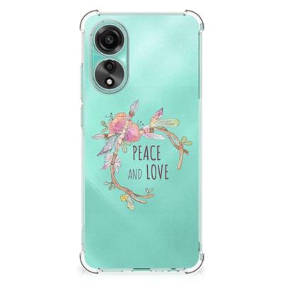 OPPO A78 4G Stevig | Bumper Hoesje | Boho Text OPPO A78 4G Stevig | Bumper Hoesje | Boho Text