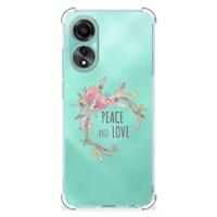 OPPO A78 4G Stevig | Bumper Hoesje | Boho Text