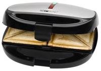 Clatronic ST/WA 3670 sandwich maker 800 W Zwart, Roestvrijstaal