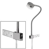 Fischer & Honsel Bed leeslamp Lug met zij bevestiging 30880