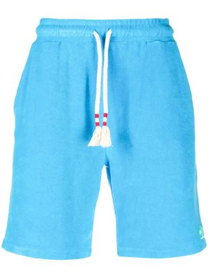 MC2 Saint Barth short de sport à logo brodé - Bleu