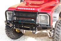 Aluminium Adjustable Front Brushguard Bumper, Black - Traxxas TRX-4 - thumbnail