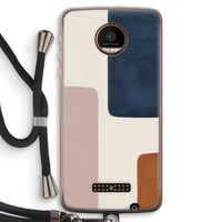 Geo #5: Motorola Moto Z Force Transparant Hoesje met koord