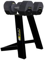 MX Select MX30 Dumbbells 2 x 3,4 - 13,9 KG + Stand - thumbnail