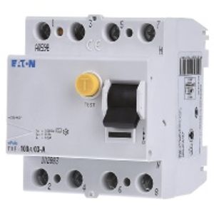 PXF-100/4/03-A  - Residual current breaker 4-p 100/0,3A PXF-100/4/03-A
