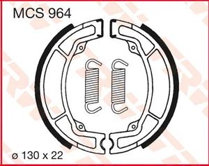 TRW Remschoenen, remblokken en voor de moto, MCS964