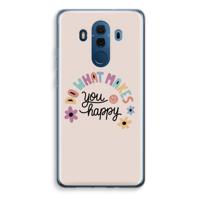 Happy days: Huawei Mate 10 Pro Transparant Hoesje