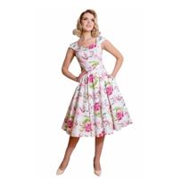 Hearts & Roses Lexi Floral Swing Dress-S