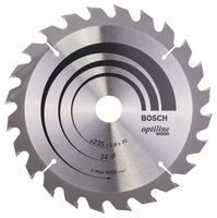 Bosch Accessoires Cirkelzaagblad Optiline Wood 235 x 30/25 x 2,8 mm, 24 1st - 2608640725
