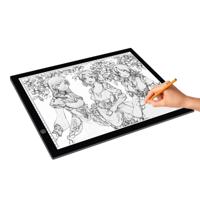 8W 5V LED USB drie niveau van helderheid dimbaar A3 acryl schaal kopie planken Anime schets tekening schetsblok met USB-kabel
