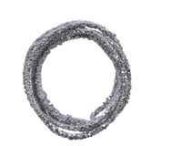 Guirlande foam paillet l180 cm zilver - Everlands