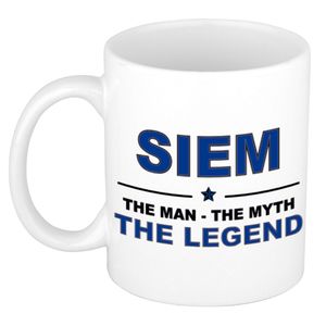 Siem The man, The myth the legend cadeau koffie mok / thee beker 300 ml