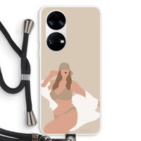 One of a kind: Huawei P50 Transparant Hoesje met koord