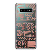 Marrakech Pink: Samsung Galaxy S10 Plus Transparant Hoesje