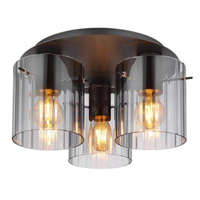 Globo PlafondlampTulivar design smoke glas 3-lichts - 15904-3D