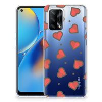 OPPO A74 4G TPU bumper Hearts - thumbnail