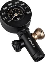 Topeak airbooster g+ co2-pumpe mit manometer