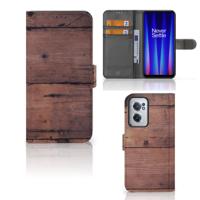OnePlus Nord CE 2 | Book Style Case | Old Wood