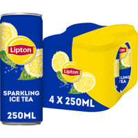 Lipton Ice Tea Sparkling Original 4x250ML bij Jumbo