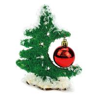 Beleduc Houten knutsel kerstboom met kerstbal