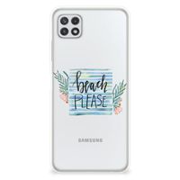 Samsung Galaxy A22 5G Telefoonhoesje met Naam Boho Beach - thumbnail