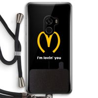 I'm lovin' you: Xiaomi Mi Mix 2 Transparant Hoesje met koord