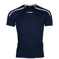 Hummel 110005 Preston Shirt Korte Mouw - Navy - S - thumbnail