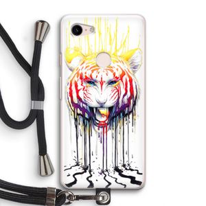 Fading: Pixel 3 Transparant Hoesje met koord