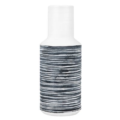 Beliani Lystra - Decoratieve Vaas-wit-keramiek