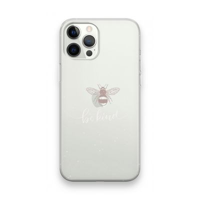 Be(e) kind: iPhone 12 Pro Max Transparant Hoesje