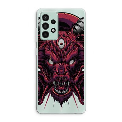 Hell Hound and Serpents: Samsung Galaxy A52s 5G Transparant Hoesje