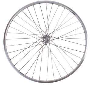 achterwiel Ryde Chrina 28 inch 7V 36G velgrem zilver