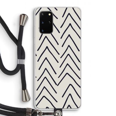 Marrakech Arrows: Samsung Galaxy S20 Plus Transparant Hoesje met koord
