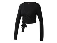 CRIVIT Dames sport wikkeltop (Zwart, L (44/46))