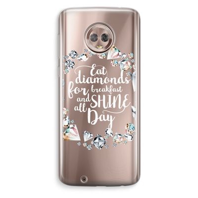 Diamonds: Motorola Moto G6 Transparant Hoesje