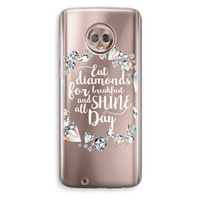 Diamonds: Motorola Moto G6 Transparant Hoesje Diamonds: Motorola Moto G6 Transparant Hoesje