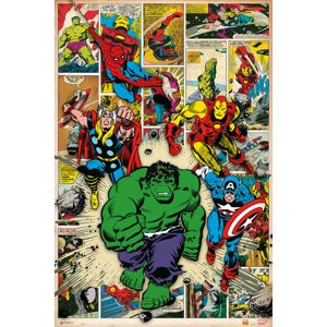 Poster Marvel Comics - Here Come The Heroes 61x91,5cm