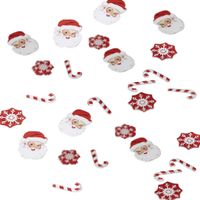 Tafelconfetti Kerstfiguren Rood/Wit - thumbnail