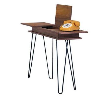 Symbiosis wandtafel Lardal - walnootkleur - 79,2x117,7x33 cm