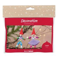 Creativ Company Mini hobbyset decoratie kerstkabouters