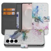 Samsung Galaxy S25 FE Portemonneehoes Kolibrie Print Met 3 Pasjes