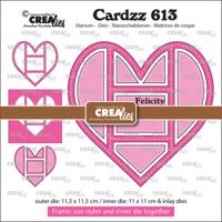 Crealies • cardzz frame & inlay felicity