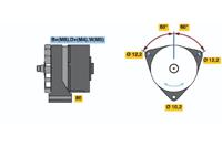 Bosch Alternator/Dynamo 6 033 GB3 054 - thumbnail