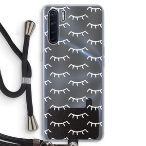 Wimpers: Oppo A91 Transparant Hoesje met koord